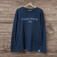 MAISON HONORE メゾンオノレ ロンT カットソー ロゴ入りXL