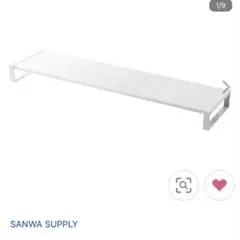 SANWA SUPPLY スチール製デスク上ラック