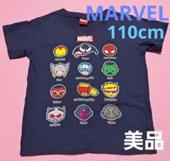 MARVEL　キャラクターTシャツ　110cm　ネイビー　美品