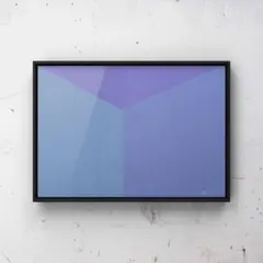 ★A4フレーム付き★オリジナル アートポスター HEAVEN 抽象画 インテリア
