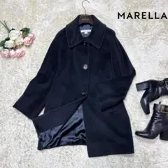 ✨極美品✨MARELLA イタリア製 カシミヤ ヴァージンウールロングコート