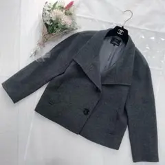 23区 ショートコート ウールコート グレー サイズ32