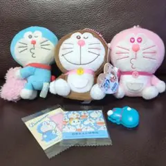 ドラえもん ぬいぐるみ3体セット+おまけ付