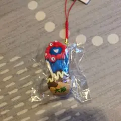 大海の青いキャラクターキーホルダー