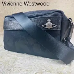 ほぼ新品✨ヴィヴィアンウエストウッド カメラバッグ ショルダー レザー 黒