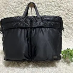 【PORTER ポーター】タンカー　ブリーフケース　ブラック　2層式　欠品あり