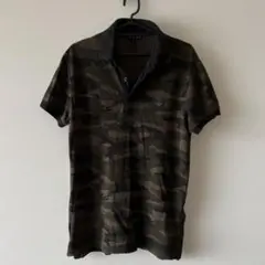 EMPORIO ARMANI JEANS カモフラージュ ポロシャツ M