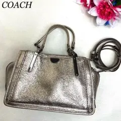 美品✨コーチ ドリーマー 21 2way ショルダーバッグ シルバー