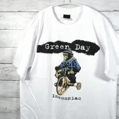 GREEN DAY グリーンデイ バンドTシャツ ロックT L 白 メンズ