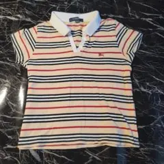 130♪バーバリー♪スキッパー♪ポロシャツ♪