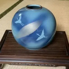 九谷 旭山 花瓶