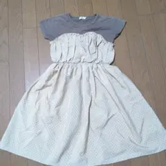 PAIR MANON ドット柄 ワンピース 130