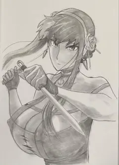 セクシーイラスト手描き原画No.14
