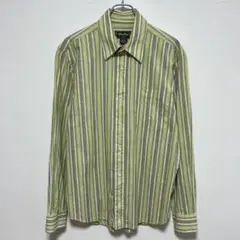 Eddie Bauer 長袖シャツ　ストライプシャツ