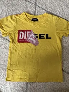 【シミなし美品】DIESEL イエロー Tシャツ サイズ36M