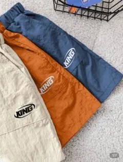 KINGロゴ入りハーフパンツ3色セット