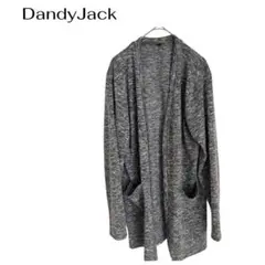 長袖ロングカーディガン　ジレ羽織DandyJack シンプル