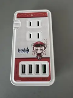 miHoYo ACアダプター USBポート付き　原神　クレー