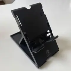純正 Nintendo Switch 折りたたみスタンド ブラック 自立スタンド
