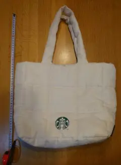 スターバックス キルティングトートバッグ ホワイト