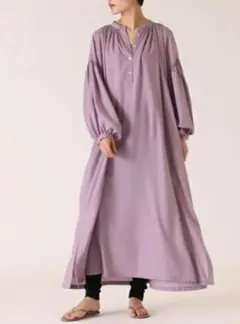 ★イッツインターナショナル★マキシ丈シャツワンピース 美品