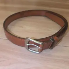 タケオキクチ　レザーベルト ブラウン