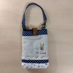 ①ルシュクル　le Sucre　うさぎ　ポーチ　新品未使用