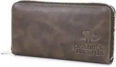 未使用⭐スヌーピー peanuts recoords長財布 レインボーファスナー