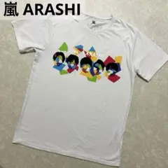 嵐 ARASHI★綿55%混★バンドT★ライブTシャツ【レディースサイズM-L】