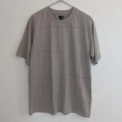LAKOLE（ラコレ）ワッフルデザイン調 半袖カットソー　ベージュ