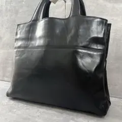 美品✨HIROFU Hロゴ レザー ハンドバッグ トートバック A4 ビジネス