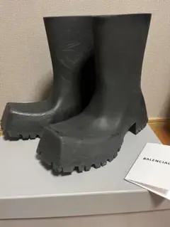 BALENCIAGA ブラック レインブーツ EUR 43 BALENCIAGA ブラック レインブーツ EUR 43