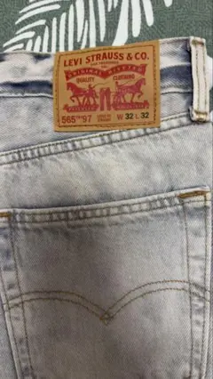 Levi Strauss & Co. 565 ライトグレー W32 L32