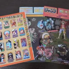 ONE PIECE シールセット ジャンプコミックス クリアしおり 2枚セット