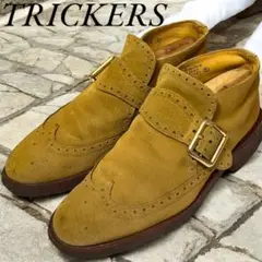 Tricker's シングルモンクストラップシューズ ダークブラウン　81/2 Tricker's/トリッカーズ】シングルモンクストラップシューズのご