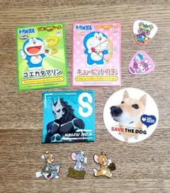 ⭐在庫大処分セール⭐ドラえもん・ハイジュウ・トムとジェリー ステッカー９枚セット