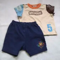 Mikihouse 半袖Tシャツとショートパンツセット 5