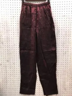 レトロ古着 オーガンジー 光沢 イージーパンツ