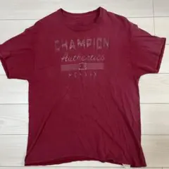 Champion Authentics Tシャツ L バーガンディ