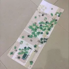 濱文様手ぬぐい　青もみじ