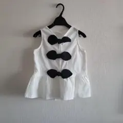 ZARA リボンノースリフレア 148