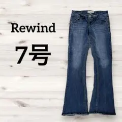 Rewind【7号】ブーツカットデニム