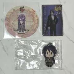 不動行光 大本丸博箔押しカード アニメイトカフェコースター 御伴散歩キーホルダー