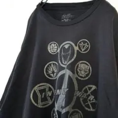 マーベル アベンジャーズ インフィニティウォー Tシャツ XL ブラック黒 古着