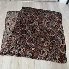 Leilianレリアン　ストール カシミヤ　70% シルク30% 大判　ブラウン