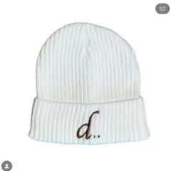 drowsy..ロゴニットキャップWhite  永瀬廉さん着用♥新品・未使用♥ 2025年最新】DROWSY 永瀬廉の人気アイテム - メルカリ