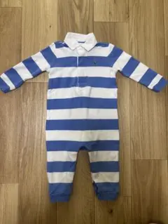 Ralph Lauren ロンパース 9M ストライプ　ベビー ラルフローレン
