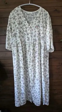 earth music&ecology　花柄ロングカーディガン