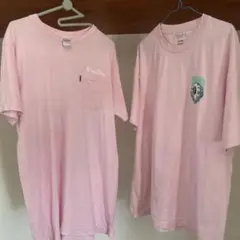 RIPNDIP ピンク Tシャツ 2枚セット
