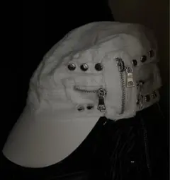 【XU】studs denim cap
